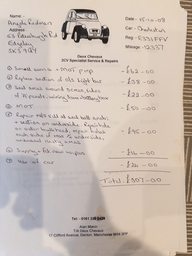 1987 Citroën Charleston 2CV6 For Sale (picture 261 of 296)
