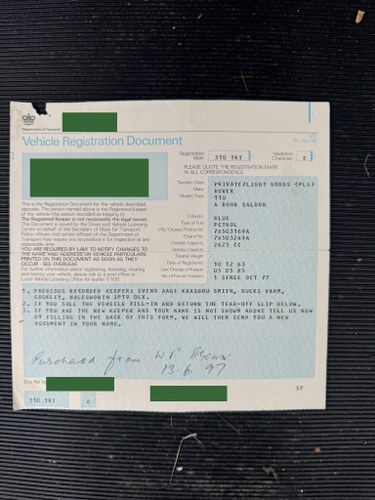 1963 Rover 110 zum Verkauf (Bild 158 von 177)