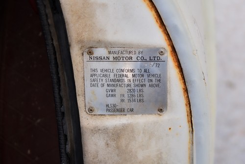 1973 Datsun 240Z Coupe 2,4L I6 In vendita (immagine 20 di 78)