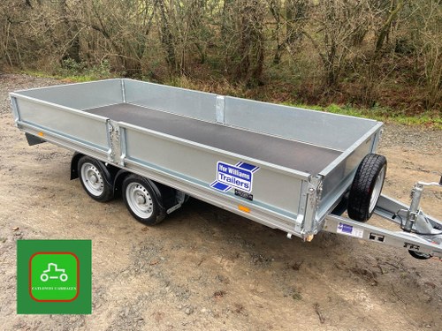 2021 IFOR WILLIAMS “EX202 3615” DROPSIDE TRAILER 12X5 WITH RAMPS VENDUTO