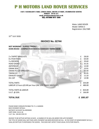 1977 Land Rover Series III 88" à vendre (picture 136 of 136)