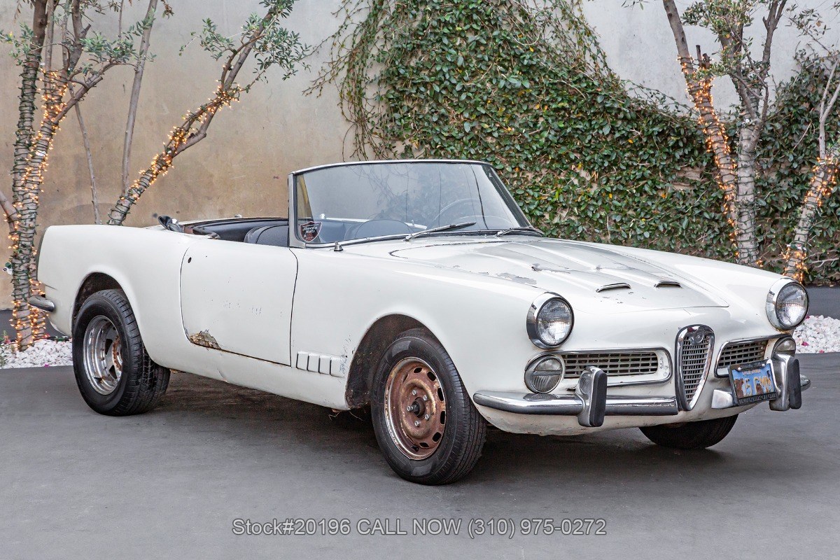 1962 Alfa Romeo 2000 Spider, foto 1