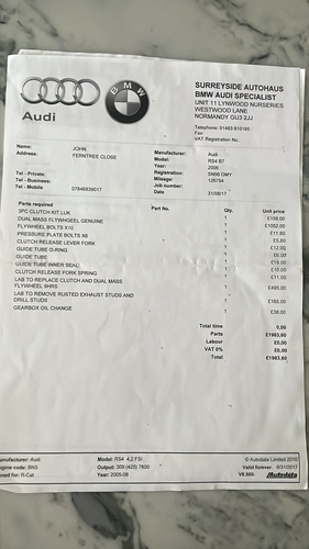2006 Audi RS4 Avant B7 Manual For Sale (picture 102 of 106)