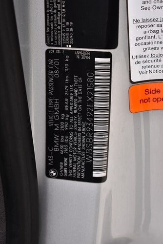2002 BMW M3 Convertible 3,2L Manual E46 na sprzedaż (zdjęcie 41 z 96)