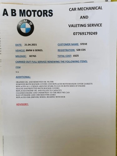2007 BMW 650 ACS6 AC Schnitzer E64 na sprzedaż (zdjęcie 176 z 188)