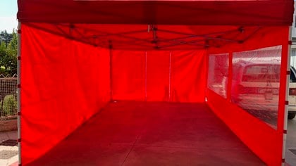 1 Expo Tent 6 mt x 4 mt, red