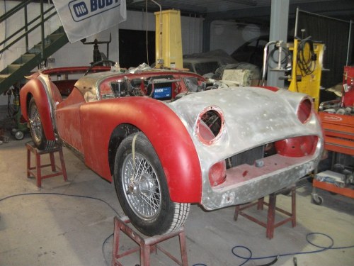 1958 Triumph TR3 till salu (bild 127 av 134)