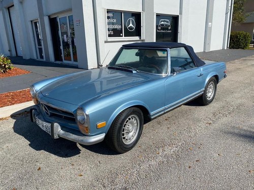 1970 Mercedes 280SL Pagoda Roadster Blue Auto Newer Top $75k For Sale