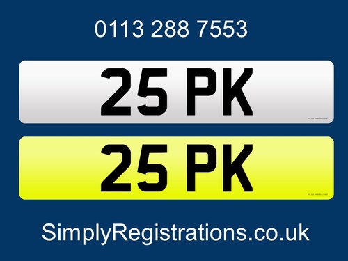2020 25 PK - Private number plate SOLD