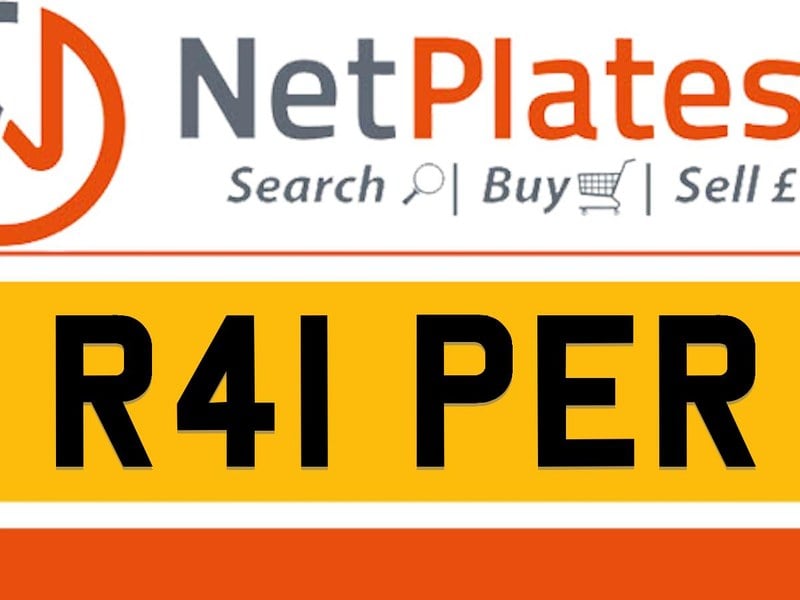 R41 PER RAPER Private Number Plate On DVLA Retention Ready
