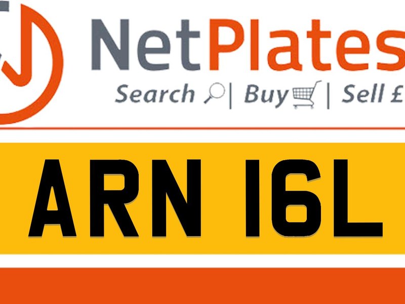 ARN 16L ARNEL Private Number Plate On DVLA Retention Ready
