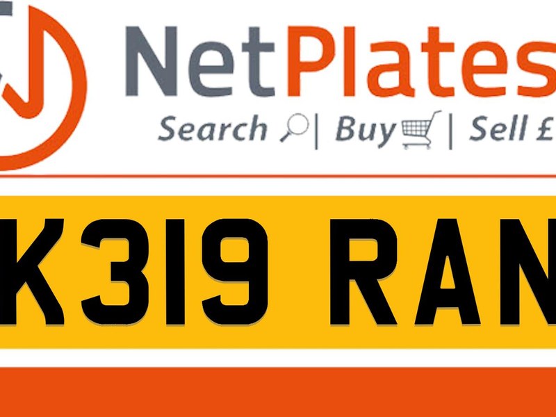 K319 RAN KEIRAN Private Number Plate On DVLA Retention