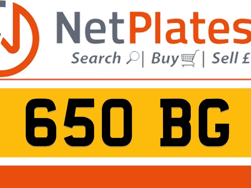 650 BG Private Number Plate On DVLA Retention Ready To Go