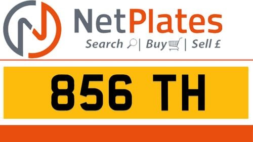 Picture of 856 TH Private Number Plate On DVLA Retention Ready To Go - For Sale