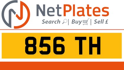 856 TH Private Number Plate On DVLA Retention Ready To Go