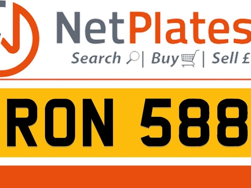 RON 588 Private Number Plate On DVLA Retention Ready To Go