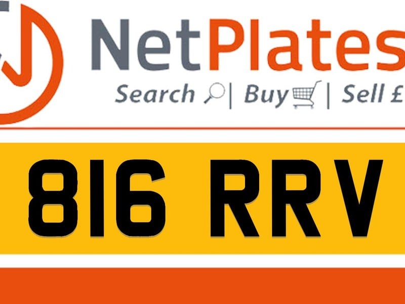 816 RRV Private Number Plate On DVLA Retention Ready To Go