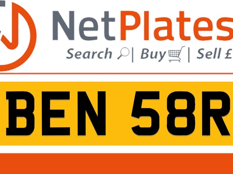 BEN 58R Private Number Plate On DVLA Retention Ready To Go