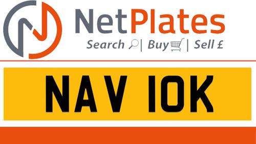 Picture of NAV 10K Private Number Plate On DVLA Retention Ready To Go - For Sale