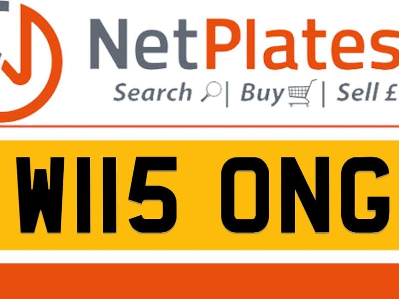 W115 ONG Private Number Plate On DVLA Retention Ready To Go
