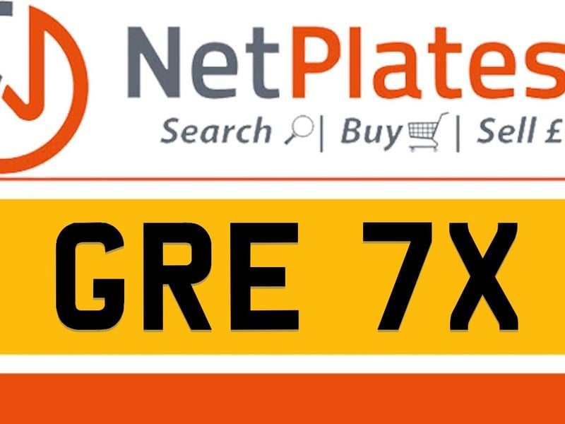 GRE 7X GREY Private Number Plate On DVLA Retention Ready