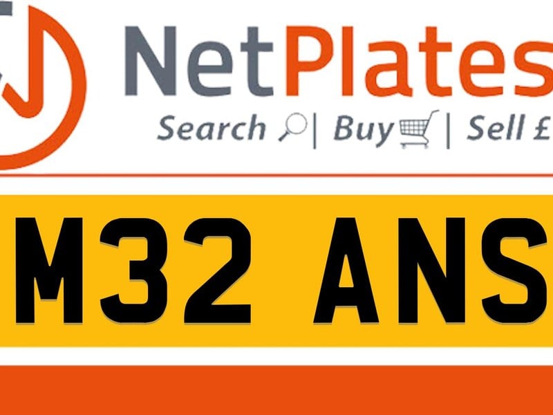M32 ANS Private Number Plate On DVLA Retention Ready To Go