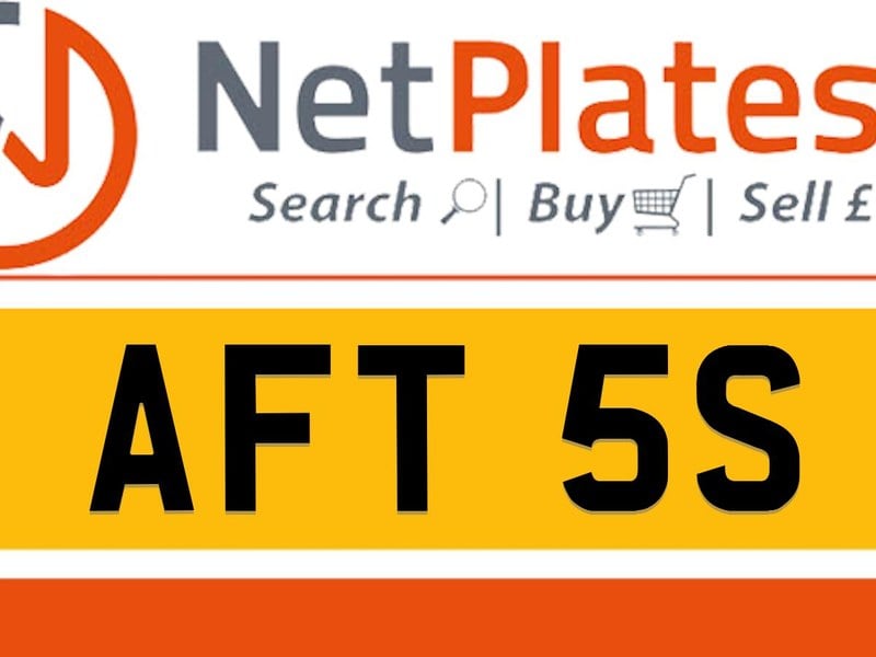 AFT 5S Private Number Plate On DVLA Retention Ready To Go