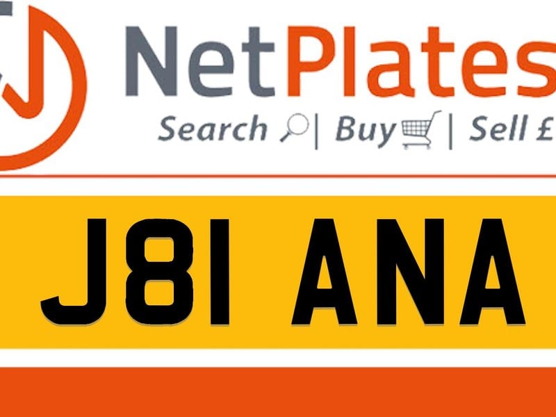 J81 ANA Private Number Plate On DVLA Retention Ready To Go