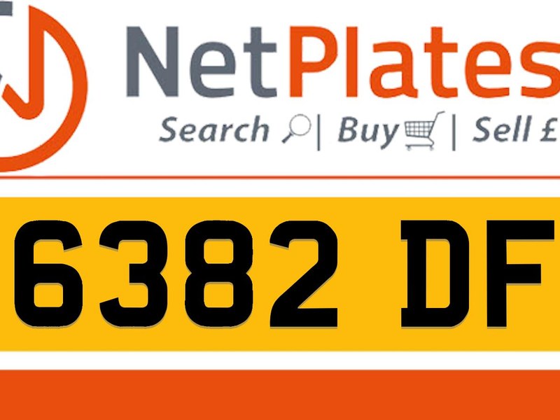 6382 DF Private Number Plate On DVLA Retention Ready To Go