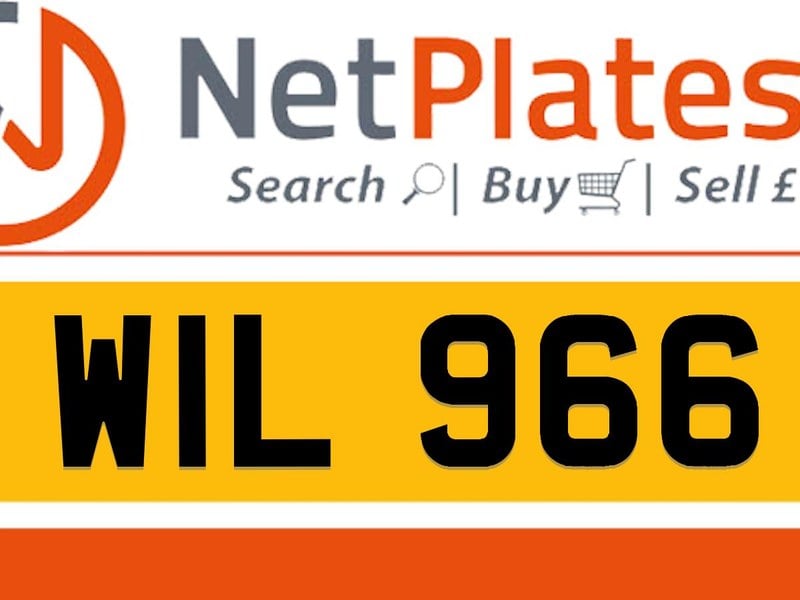 WIL 966 Private Number Plate On DVLA Retention Ready To Go