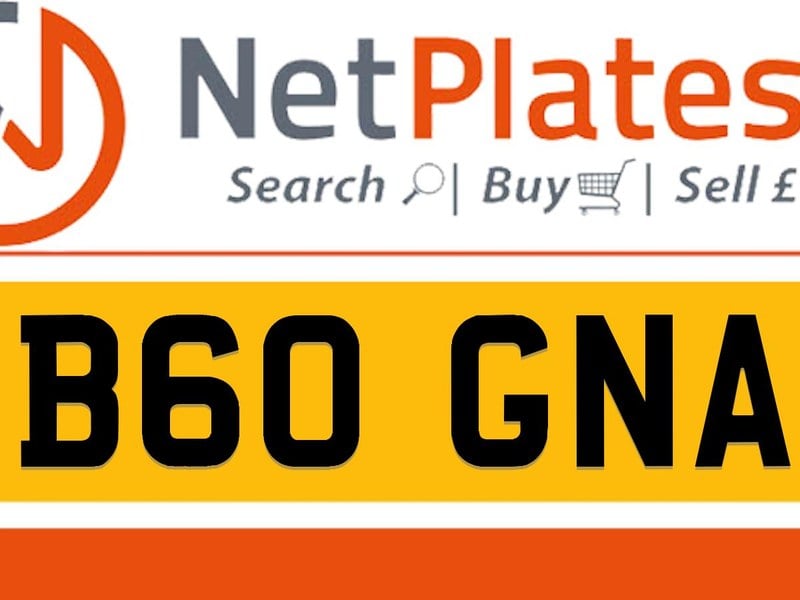 B60 GNA Private Number Plate On DVLA Retention Ready To Go
