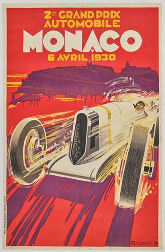 2ème Grand Prix Automobile Monaco- 1930 For Sale by Auction