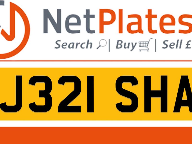 J321 SHA Private Number Plate On DVLA Retention Ready To Go