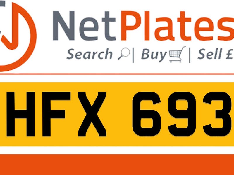 HFX 693 Private Number Plate On DVLA Retention Ready To Go