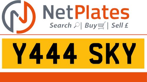 Picture of Y444 SKY Private Number Plate On DVLA Retention Ready To Go - For Sale