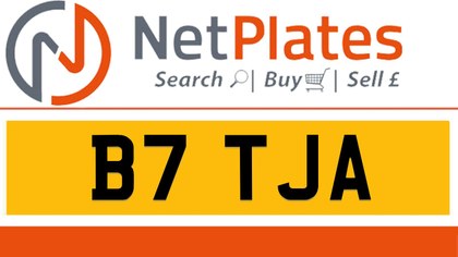 B7 TJA Private Number Plate On DVLA Retention Ready To Go
