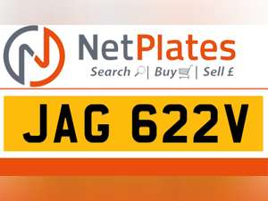 JAG 622V Private Number Plate On DVLA Retention Ready To Go For Sale (picture 1 of 1)
