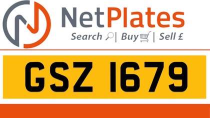 GSZ 1679 Private Number Plate On DVLA Retention Ready To Go