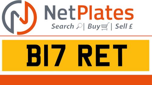 Picture of B17 RET BARRET Private Number Plate On DVLA Retention Ready - For Sale