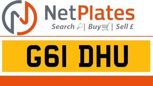 G61 DHU G SIDHU Private Number Plate On DVLA Retention Ready Kaufen Bei