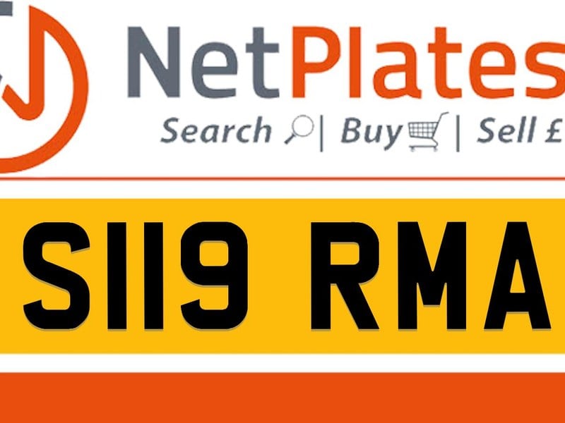 S119 RMA SHARMA Private Number Plate On DVLA Retention Ready