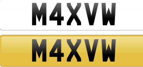 1994 Great Plate M4XVW on retention amazing plate In vendita