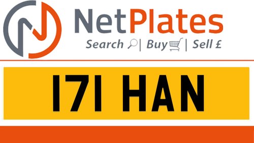 171 HAN Private Number Plate On DVLA Retention Ready To Go In vendita