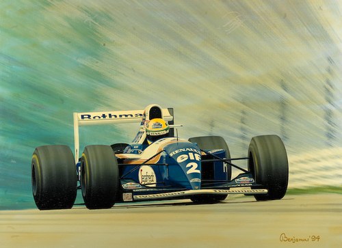 Arthur Benjamins 'Ayrton Senna - Renault Williams 1994' À venda em leilão