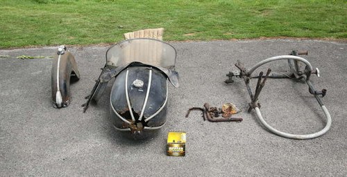 Steib S501 Sidecar, body, frame, Arch, parts and accessories For Sale by Auction