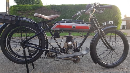 1914/15 TD Cross 3½HP motorcycle- last remaining In vendita