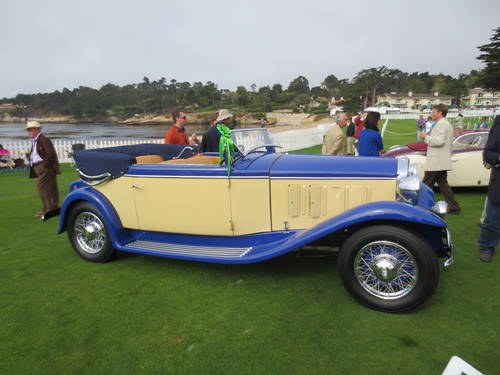 1930 Bianchi S8 cabriolet touring car, One of kind for sale In vendita