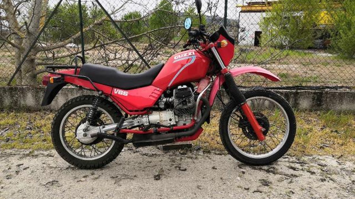 Moto Guzzi 350 Tt Enduro No Reserve: 1986 Moto Guzzi V65TT For