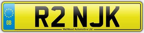 R2 NJK Cherished Number Plate For Sale In vendita
