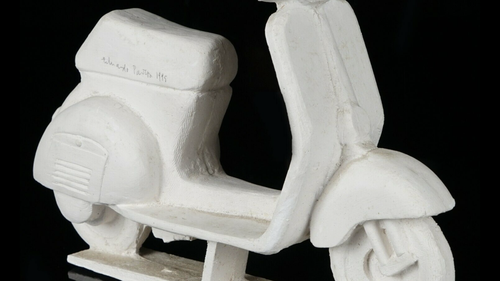 Picture of EDUARDO PAOLOZZI, LAMBRETTA SCOOTER PLASTER MOTORCYCLE MODEL - For Sale